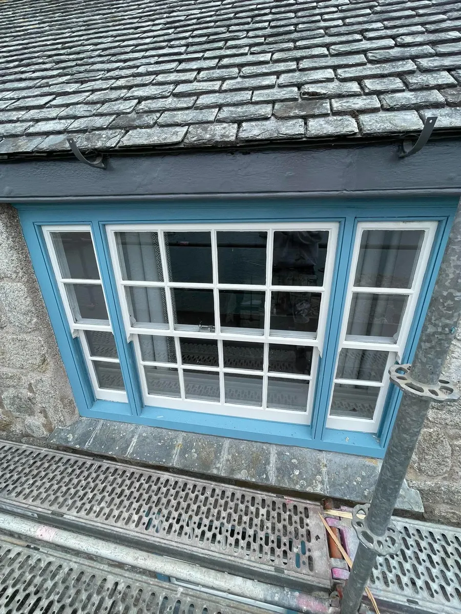 Window restoration and exterior decorating, St Michael's Mount, photo 18
