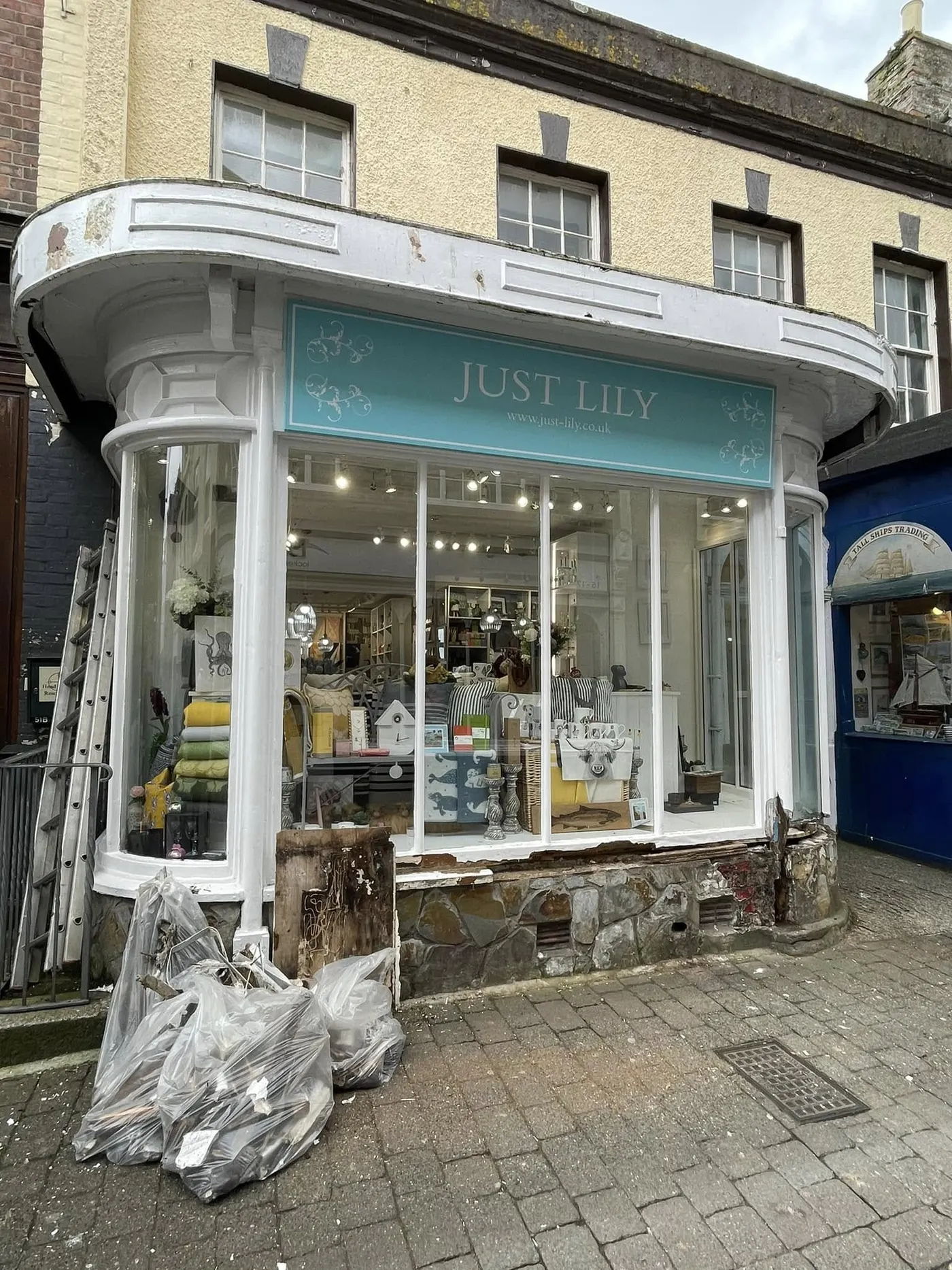 Just Lily shop front with new paint
